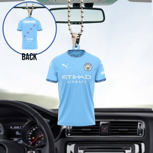 Manchester City Custom Shape 2-sided Acrylic Car Ornament - TANTN 6581