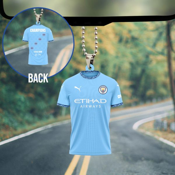 Manchester City Custom Shape 2-sided Acrylic Car Ornament - TANTN 6581