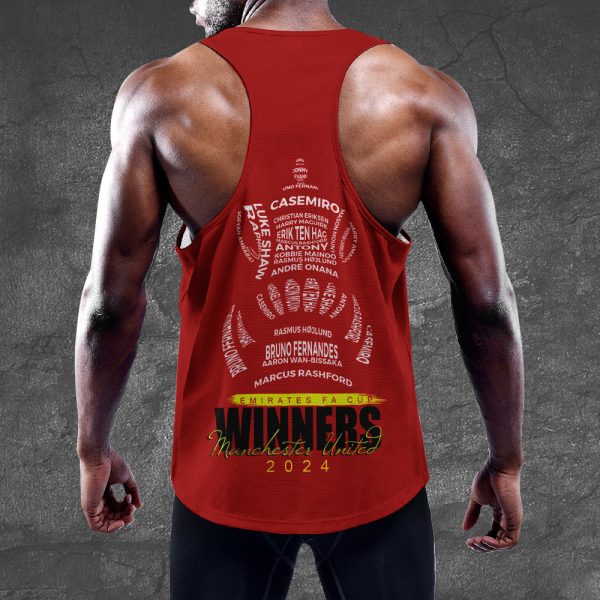 Manchester United Y-Back Muscle Tank Top - HOATT 4997