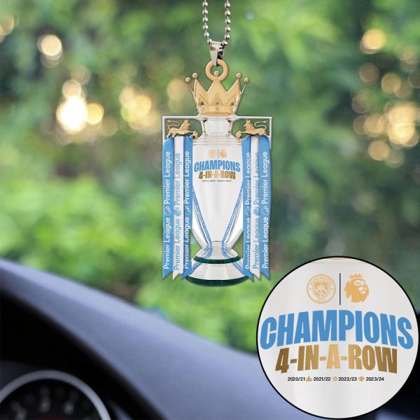 Manchester City Custom Shape 1-sided Acrylic Car Ornament - MAITM 6800