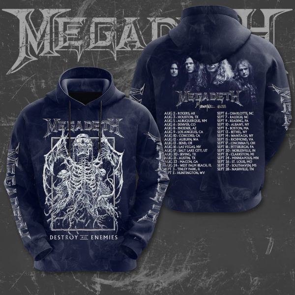 Megadeth Band 3D Apparel - MAITM 6645