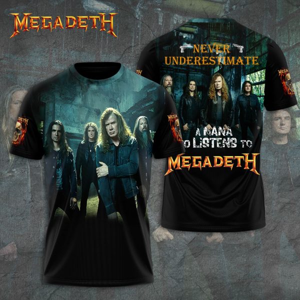 Megadeth Band 3D Apparel - TANTN 6229