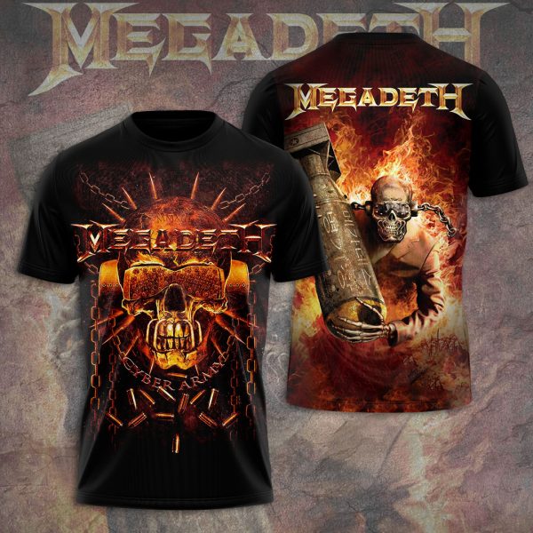 Megadeth Band 3D Apparel - TANTN 6423