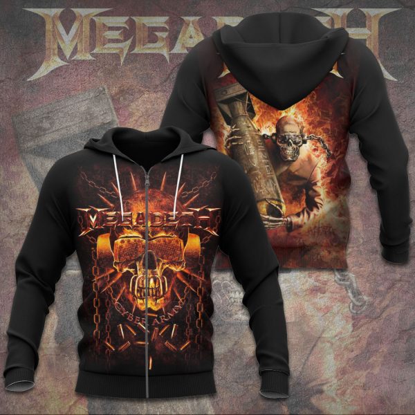 Megadeth Band 3D Apparel - TANTN 6423