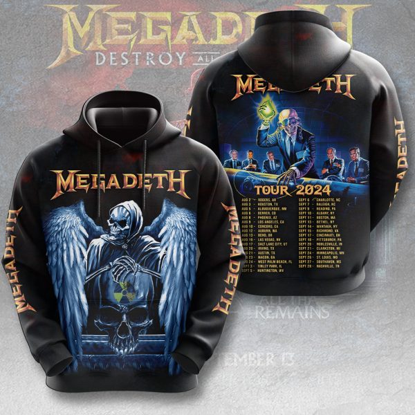 Megadeth Band 3D Apparel - HUANNM 5048