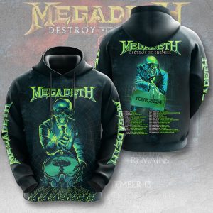 Megadeth Band 3D Apparel - HUANNM 5105