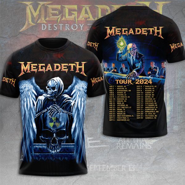 Megadeth Band 3D Apparel - HUANNM 5048