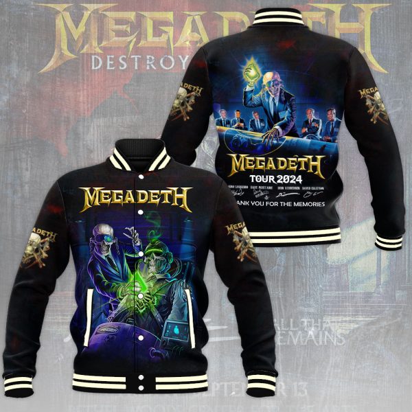 Megadeth Band Varsity Jacket - HUANNM 5173