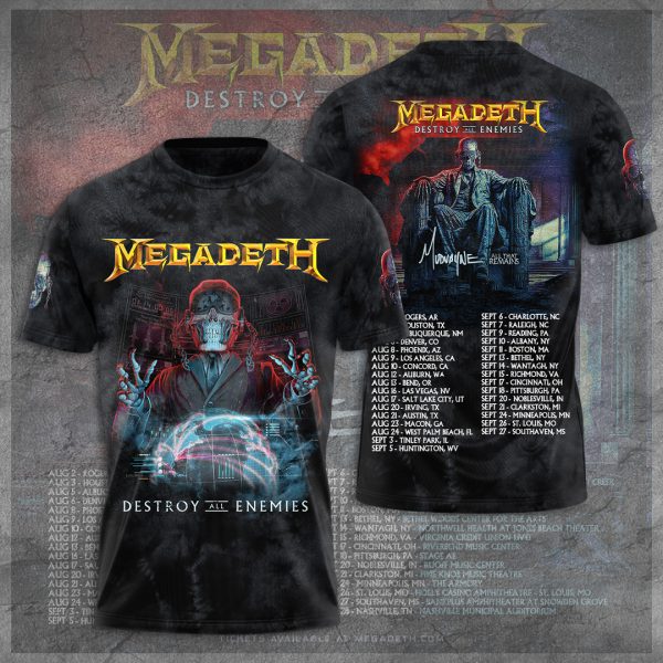 Megadeth Band 3D Apparel - TANTN 6157