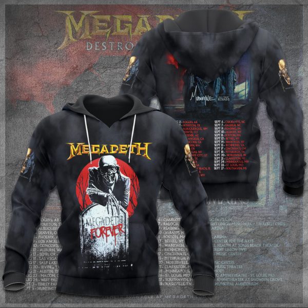 Megadeth Band 3D Apparel - TANTN 6191