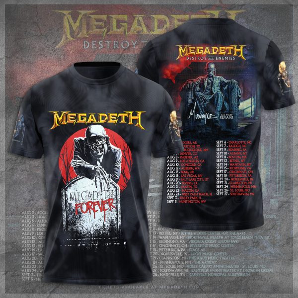 Megadeth Band 3D Apparel - TANTN 6191