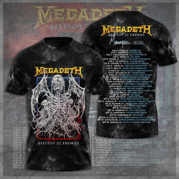 Megadeth Band 3D Apparel - TANTN 6193