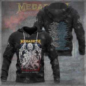 Megadeth Band 3D Apparel - TANTN 6193