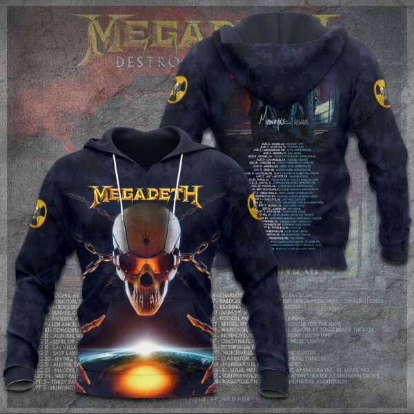 Megadeth Band 3D Apparel - TANTN 6252