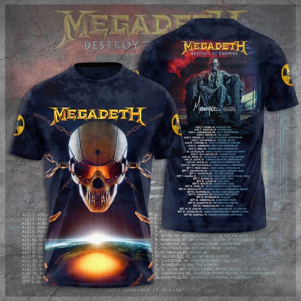 Megadeth Band 3D Apparel - TANTN 6252