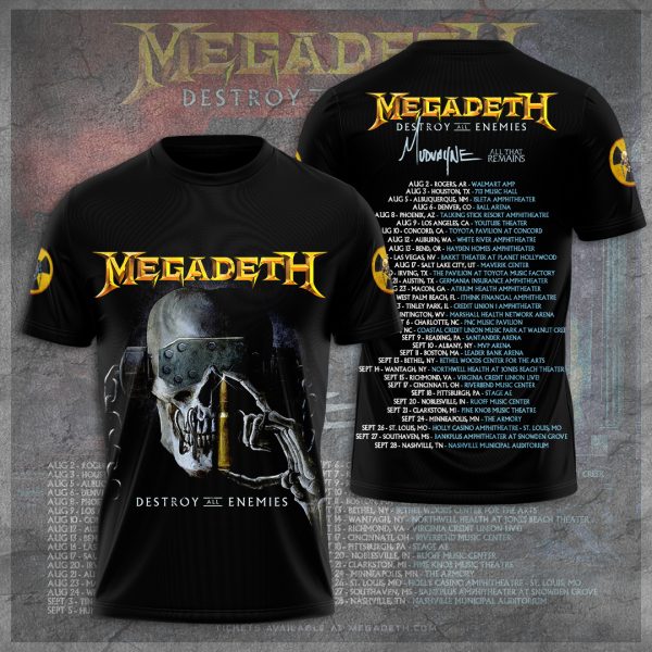 Megadeth Band 3D Apparel - TANTN 6297