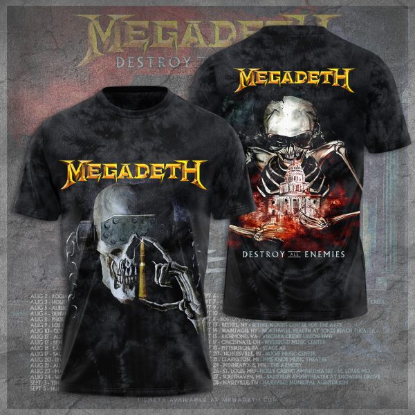 Megadeth Band 3D Apparel - TANTN 6422