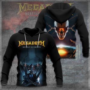 Megadeth Band 3D Apparel - TANTN 6425