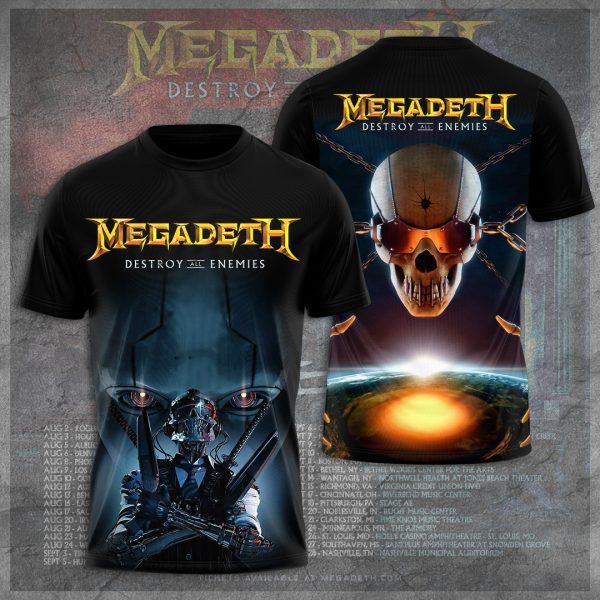 Megadeth Band 3D Apparel - TANTN 6425