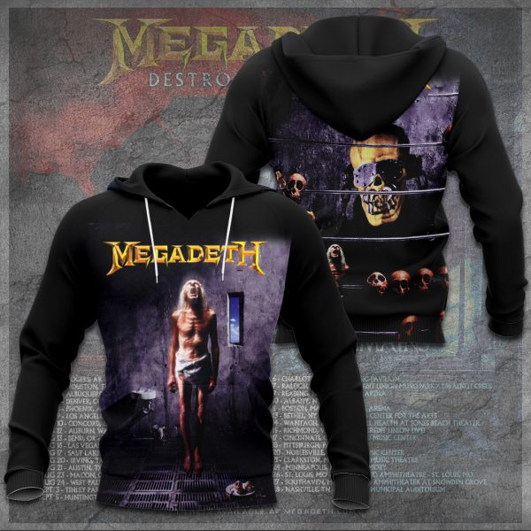 Megadeth Band 3D Apparel - TANTN 6427