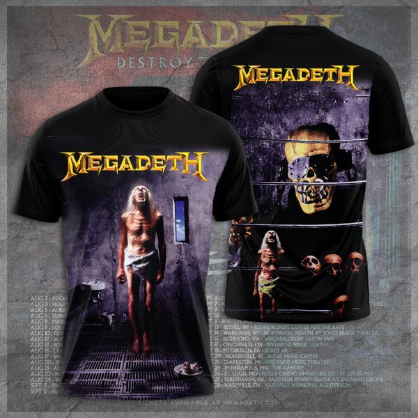 Megadeth Band 3D Apparel - TANTN 6427