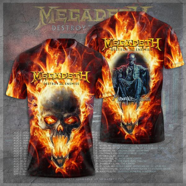 Megadeth Band 3D Apparel - GNE 488