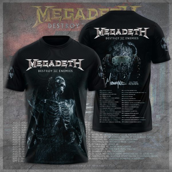 Megadeth Band 3D Apparel - GNE 499