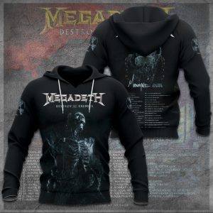 Megadeth Band 3D Apparel - GNE 499