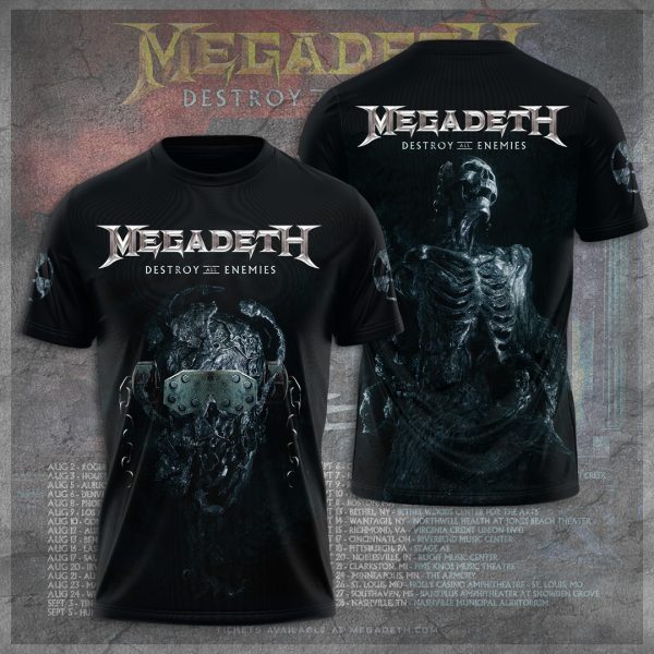 Megadeth Band 3D Apparel - GNE 500