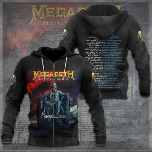 Megadeth Band 3D Apparel - TANTN 6091