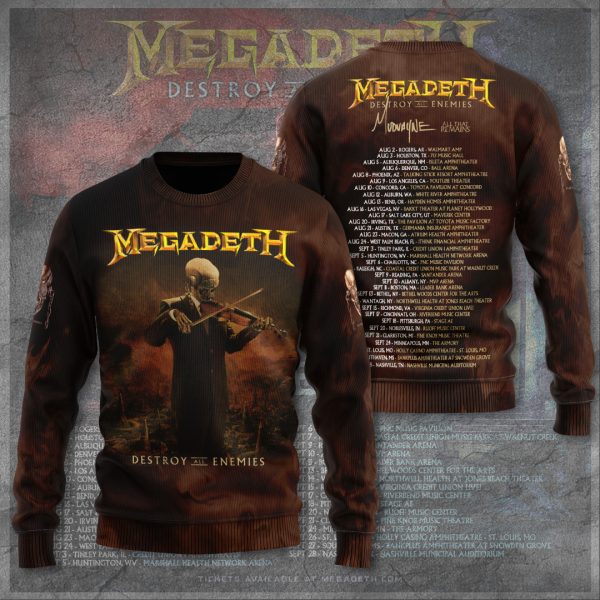 Megadeth Band 3D Apparel - TANTN 6140