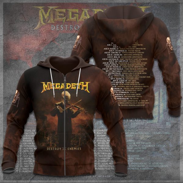 Megadeth Band 3D Apparel - TANTN 6140