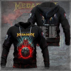 Megadeth Band 3D Apparel - TANTN 6158