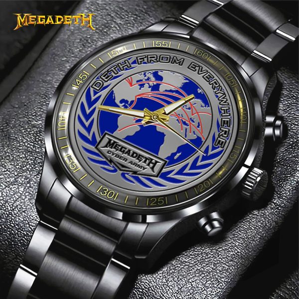 Megadeth Band Black Stainless Steel Watch - TANTN 6279