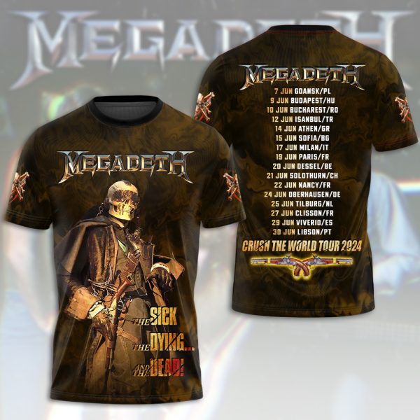 Megadeth Band 3D Apparel - GNE 420