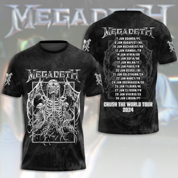 Megadeth Band 3D Apparel - GNE 430