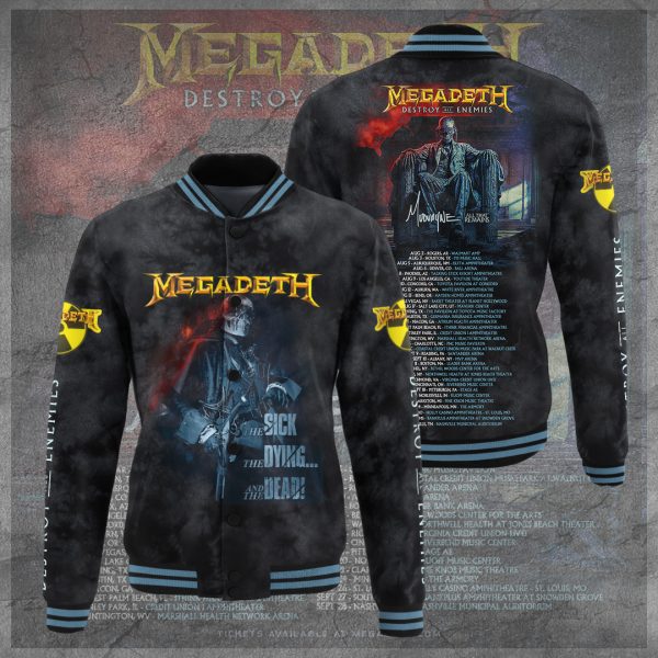 Megadeth Band Varsity Jacket - TANTN 6224