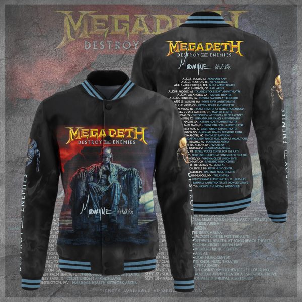 Megadeth Band Varsity Jacket - TANTN 6225