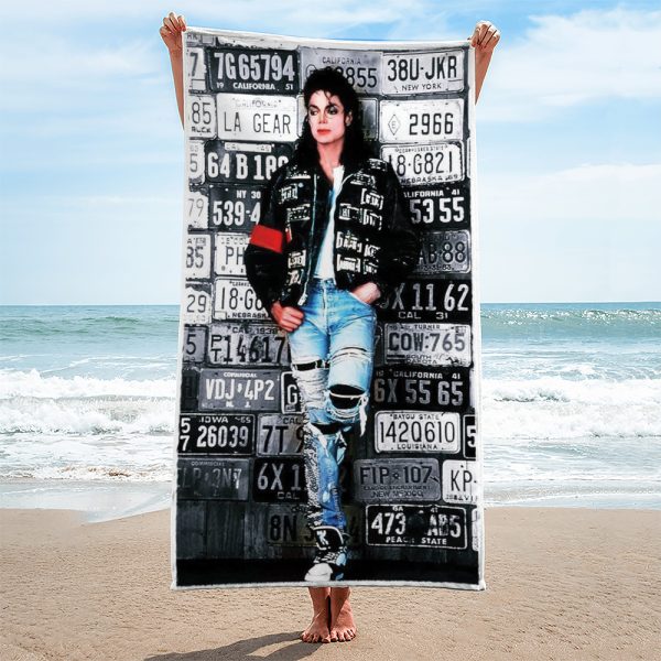 Michael Jackson Rectangle Beach Towel – HOATT 4818