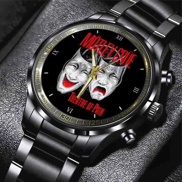 Mötley Crüe Black Stainless Steel Watch - ANHNV 4430