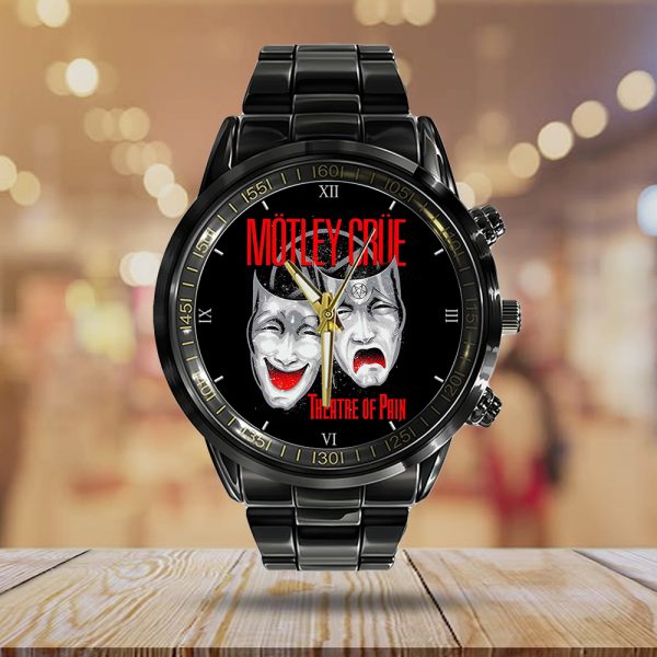 Mötley Crüe Black Stainless Steel Watch - ANHNV 4430