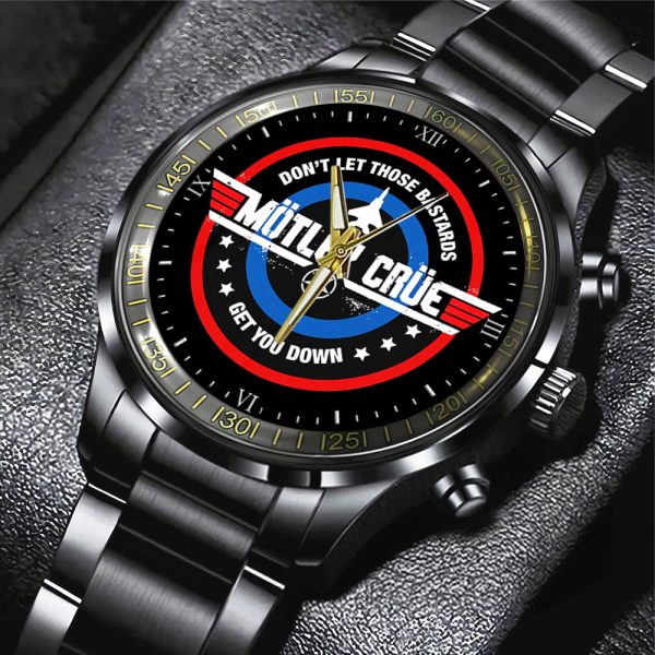 Mötley Crüe Black Stainless Steel Watch - MAITM 6720