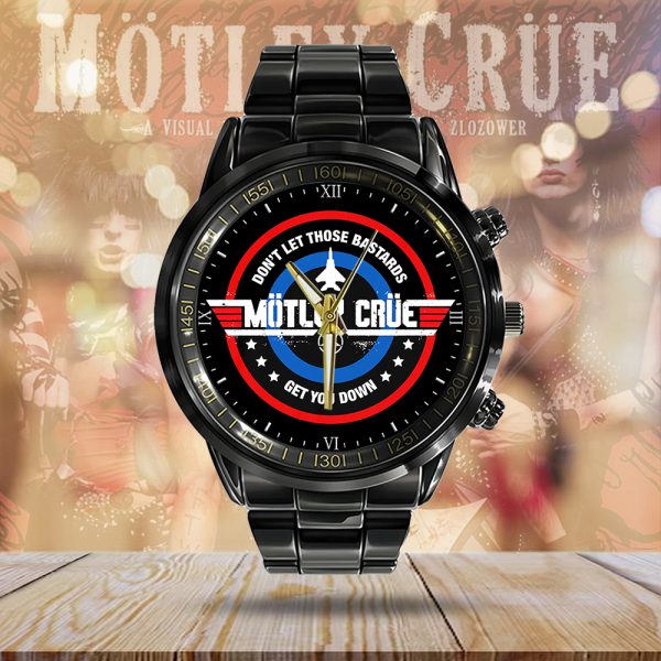 Mötley Crüe Black Stainless Steel Watch - MAITM 6720