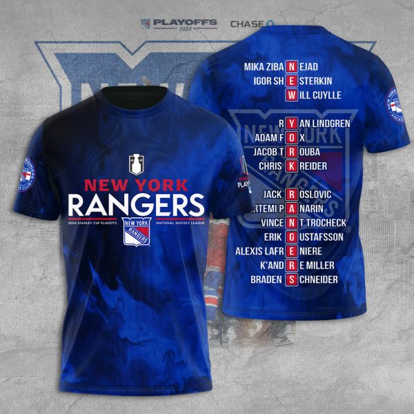 New York Rangers 3D Apparel - TANTN 6497