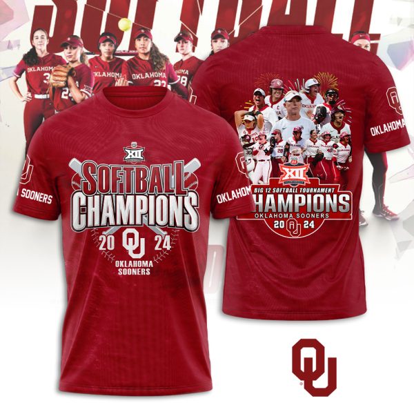 Oklahoma Sooners Women’s Softball 3D Apparel - HUANNM 5096