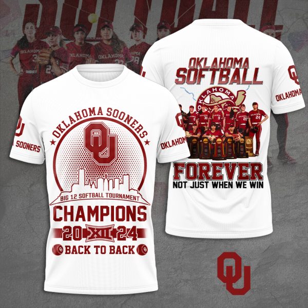 Oklahoma Sooners Women’s Softball 3D Apparel - HUANNM 5124