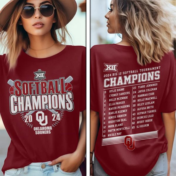 Oklahoma Sooners Women’s Softball 3D Apparel - MAITM 6740