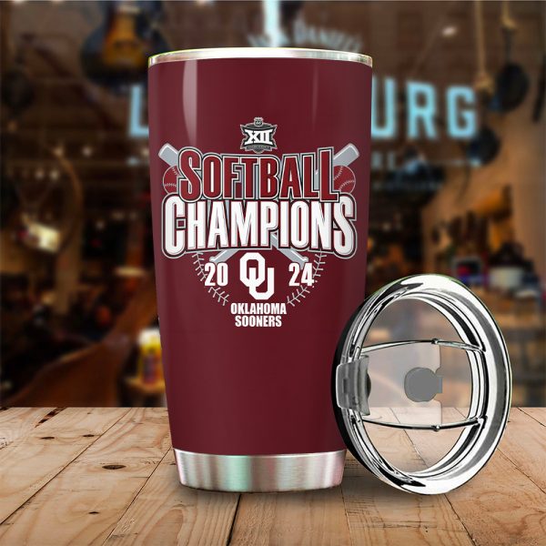 Oklahoma Sooners Women’s Softball Tumbler Cup - MAITM 6777