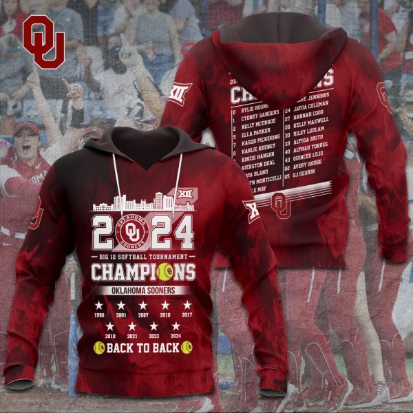 Oklahoma Sooners Women's Softball 3D Apparel - TANTN 6467