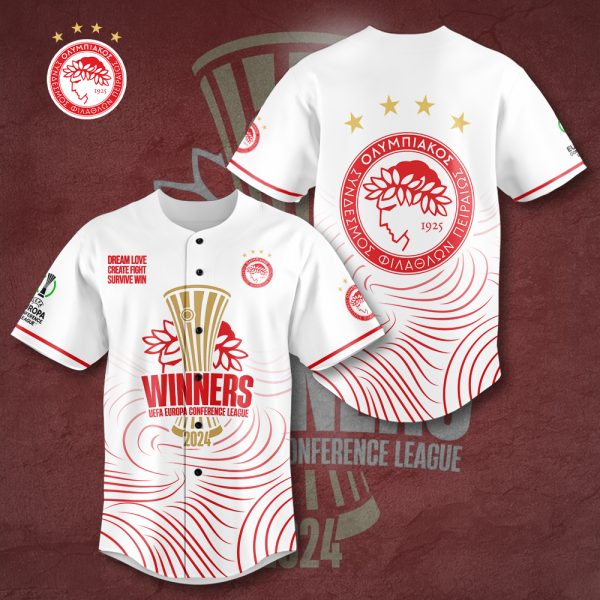 Olympiakos F.C. Baseball Jersey - HUANNM 5235.1